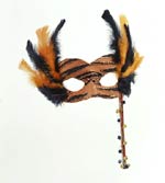 máscara de carnaval tigre